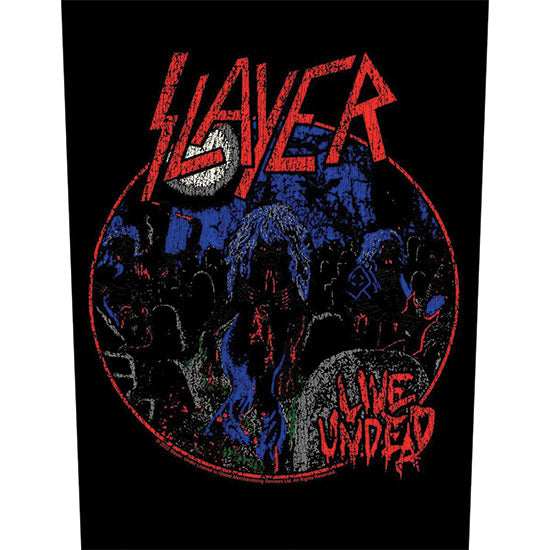 杀手(SLAYER) 官方原版 Live Undead 背标 (Back Patch)