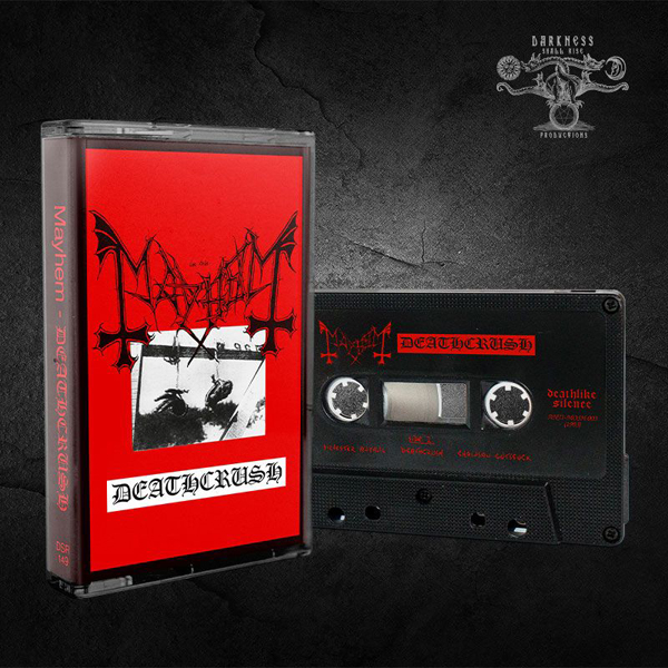 MAYHEM - Deathcrush (Cassette) 黑红配色磁带