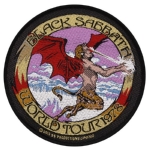 BLACK SABBATH 官方原版 U.S. 78 Tour Devil Star (Woven Patch)