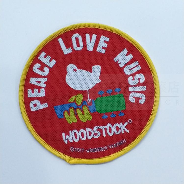 WOODSTOCK 官方原版 Peace Love (Woven Patch)