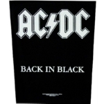 直流交流 (AC/DC) 官方原版背标 Back in Black  (Back Patch)