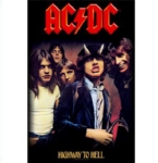 AC/DC 官方正版出品 Highway To Hell 挂旗 海报（加厚）