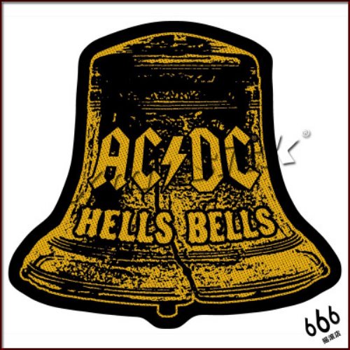 AC/DC 官方原版 Hell Bells 异形 (Woven Patch)