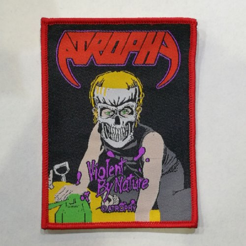 ATROPHY 官方原版 Violent By Nature (Woven Patch)