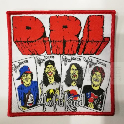 D.R.I. 官方原版 4 Of A Kind (Woven Patch)