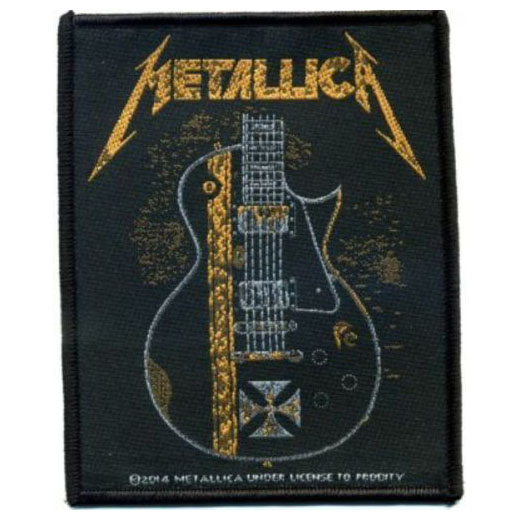 METALLICA 官方原版 Hetfield Guitar (Woven Patch)