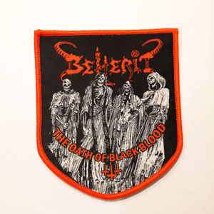 BEHERIT 官方原版 The Oath of Black Blood (Woven Patch)
